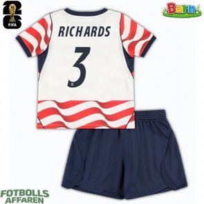 Förenta stater Chris Richards #3 Hemmaställ Barn VM 2026 Kortärmad (+ Korta byxor)
